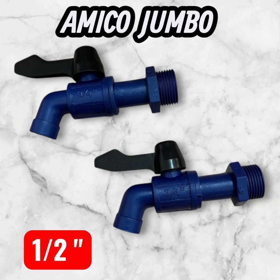 Kran Keran Air amico PVC JUMBO BODY BESAR 1/2"