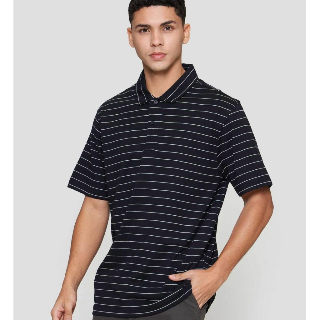 Col3 kaos polo pria garis jcrew original matahar1