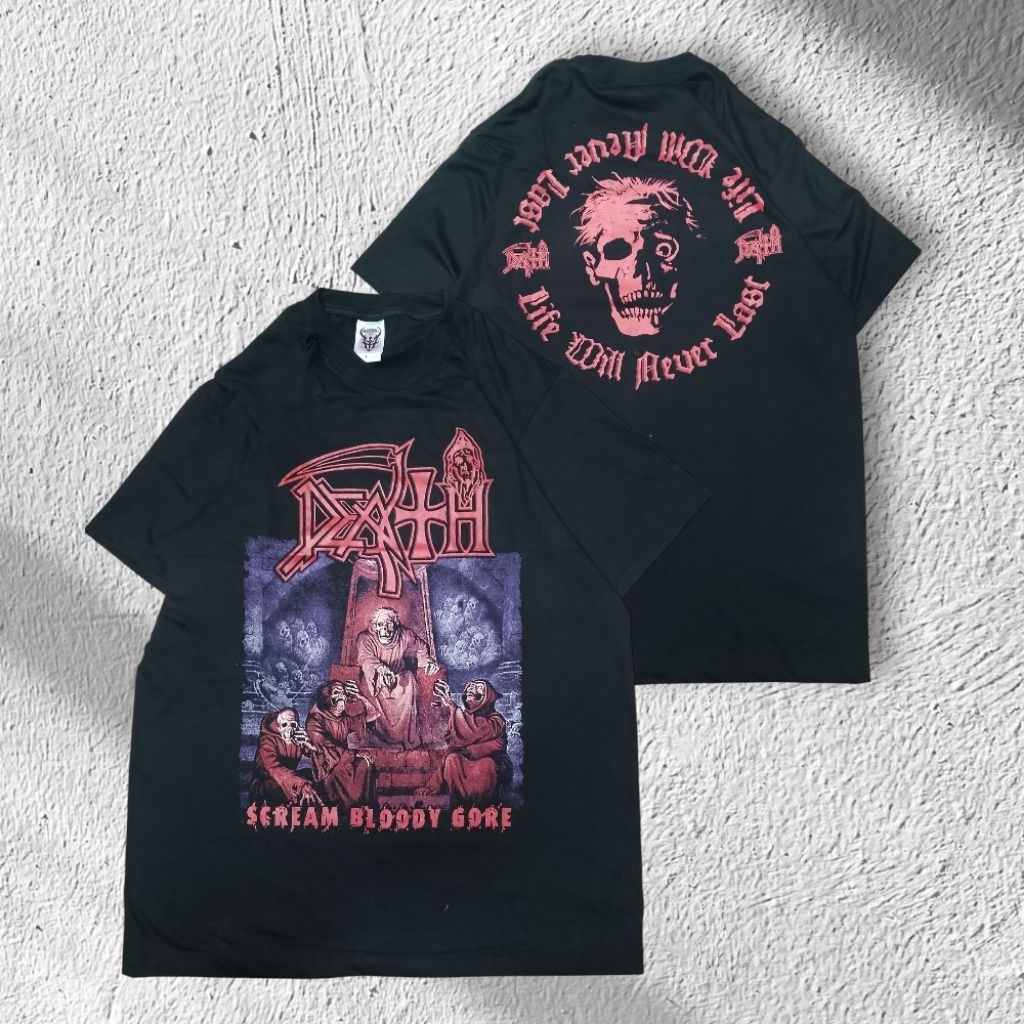 Kaos Musik Band Death | Built up 24s