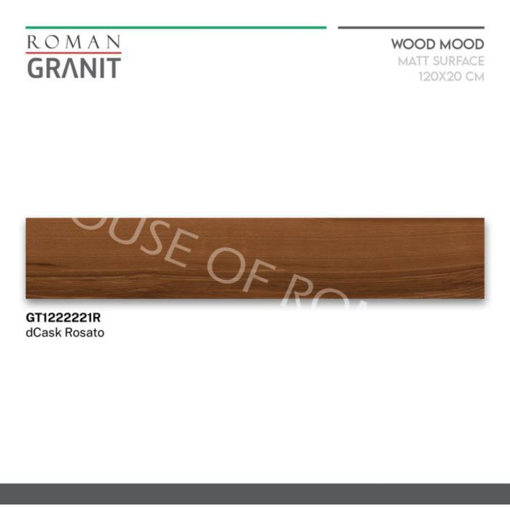 Romn Granit GT1222221R dCask Rosato 120x20 / granit kayu murah / granit roman murah / granit kayu