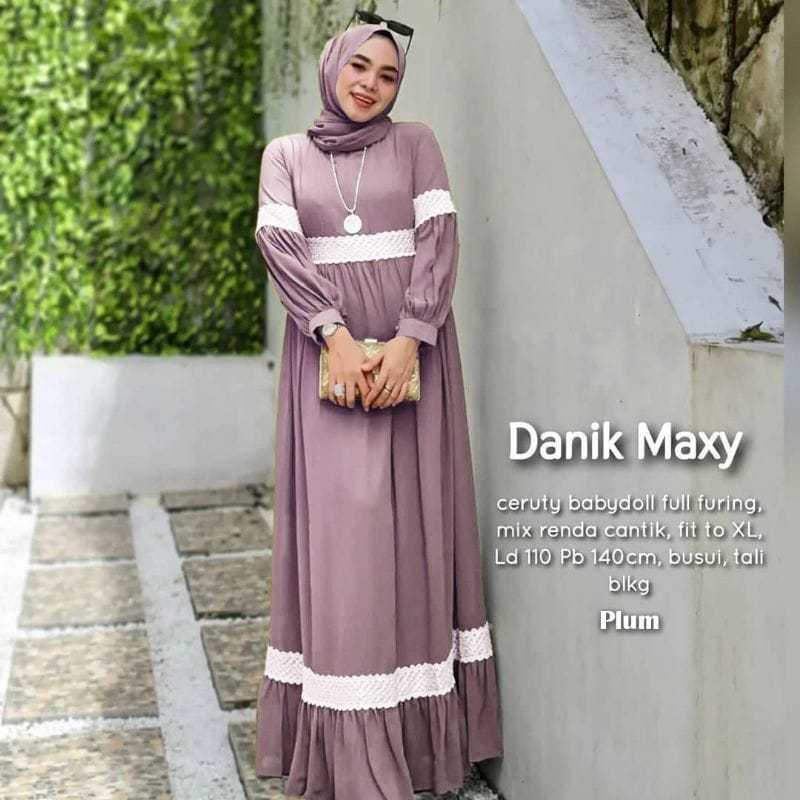 Danik Maxy/ Kalyca dress/Alicia Dress/ Gamis Renda/ Dress Pesta/ Maxy Dess