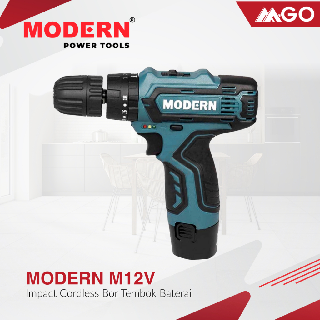 Bor Baterai Cordless M 12 V MODERN