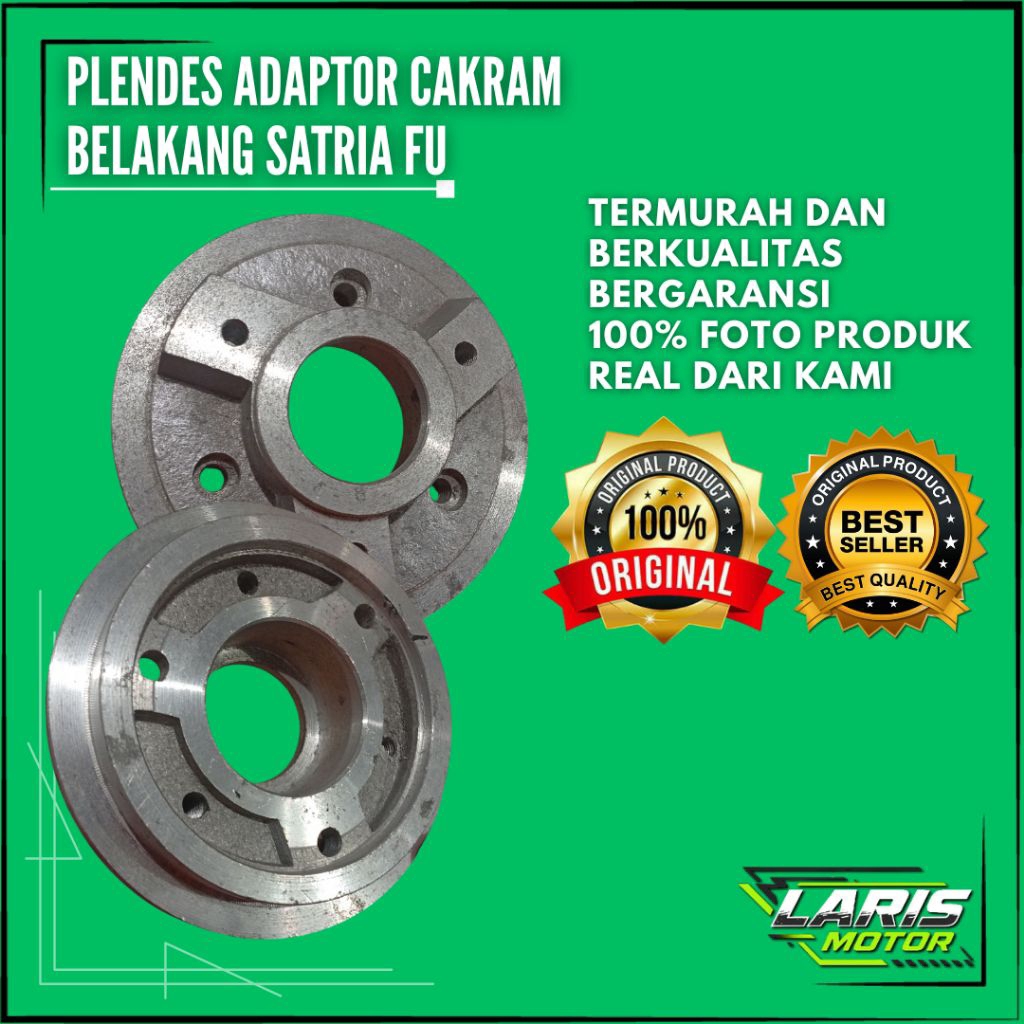 Plendes Adaptor Cakram Belakang Satria FU | Dudukan Cakram Belakang Satria FU 150 Baja Tebal Presisi