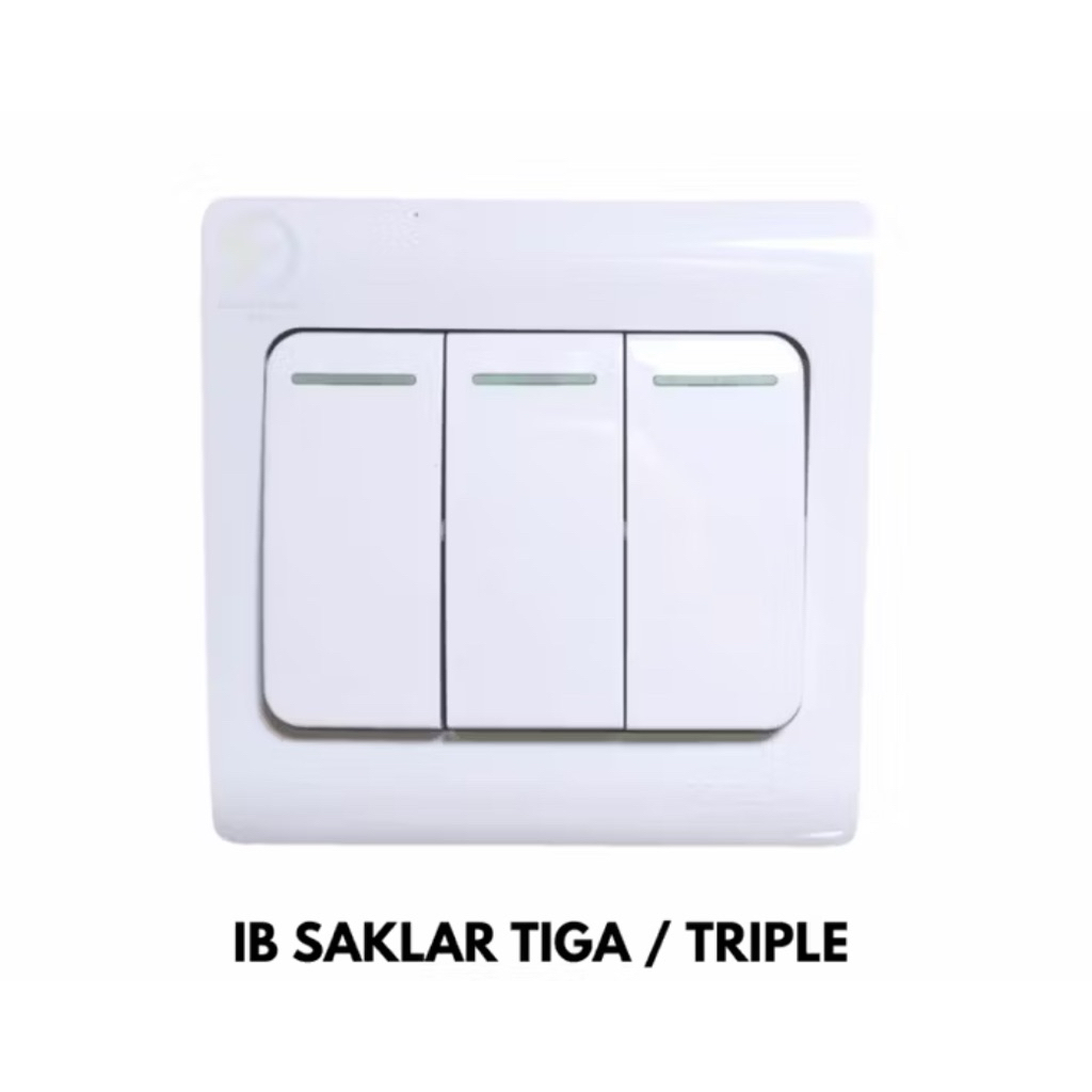 SAKELAR TIGA KUTUB TUNGGAL VYBA - SAKLAR TANAM 3 KUTUB TUNGGAL - IB SAKLAR TIGA - IB SAKLAR TRIPLE -