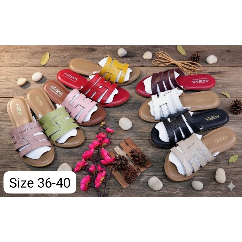 AGISNA SANDAL KULIT GARUT HA KOMBINASI
