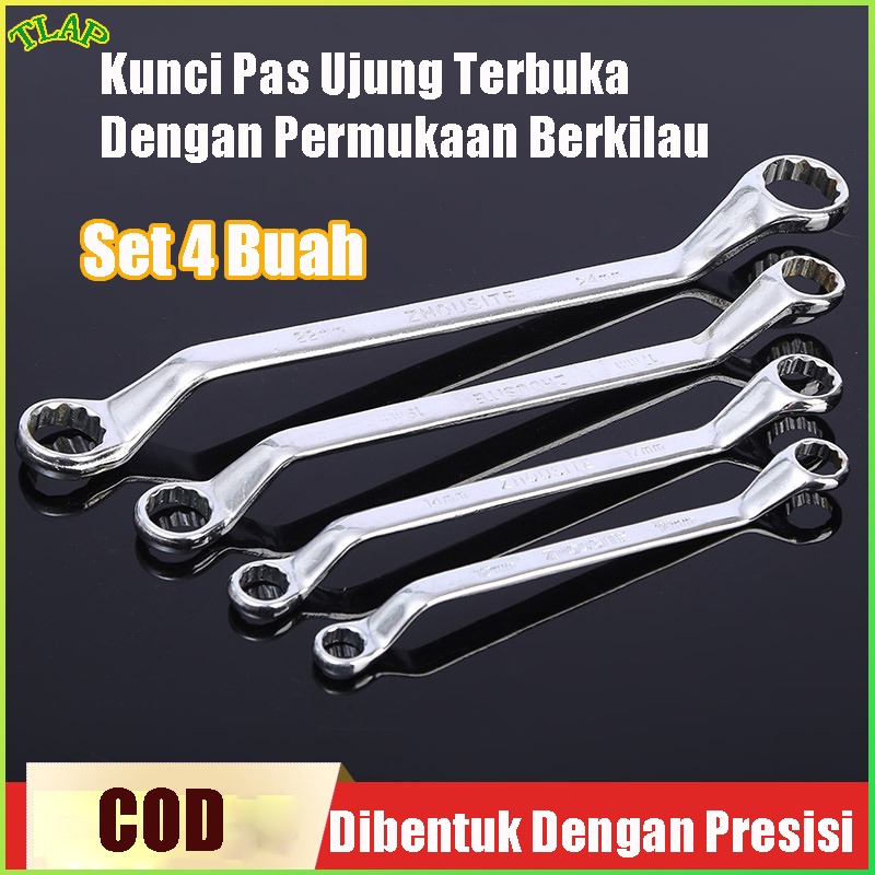[COD] Kunci Ring Double Head 8-19mm Murah Set  Berkualitas untuk Mobil/Truk/Motor Alat Perkakas Komp