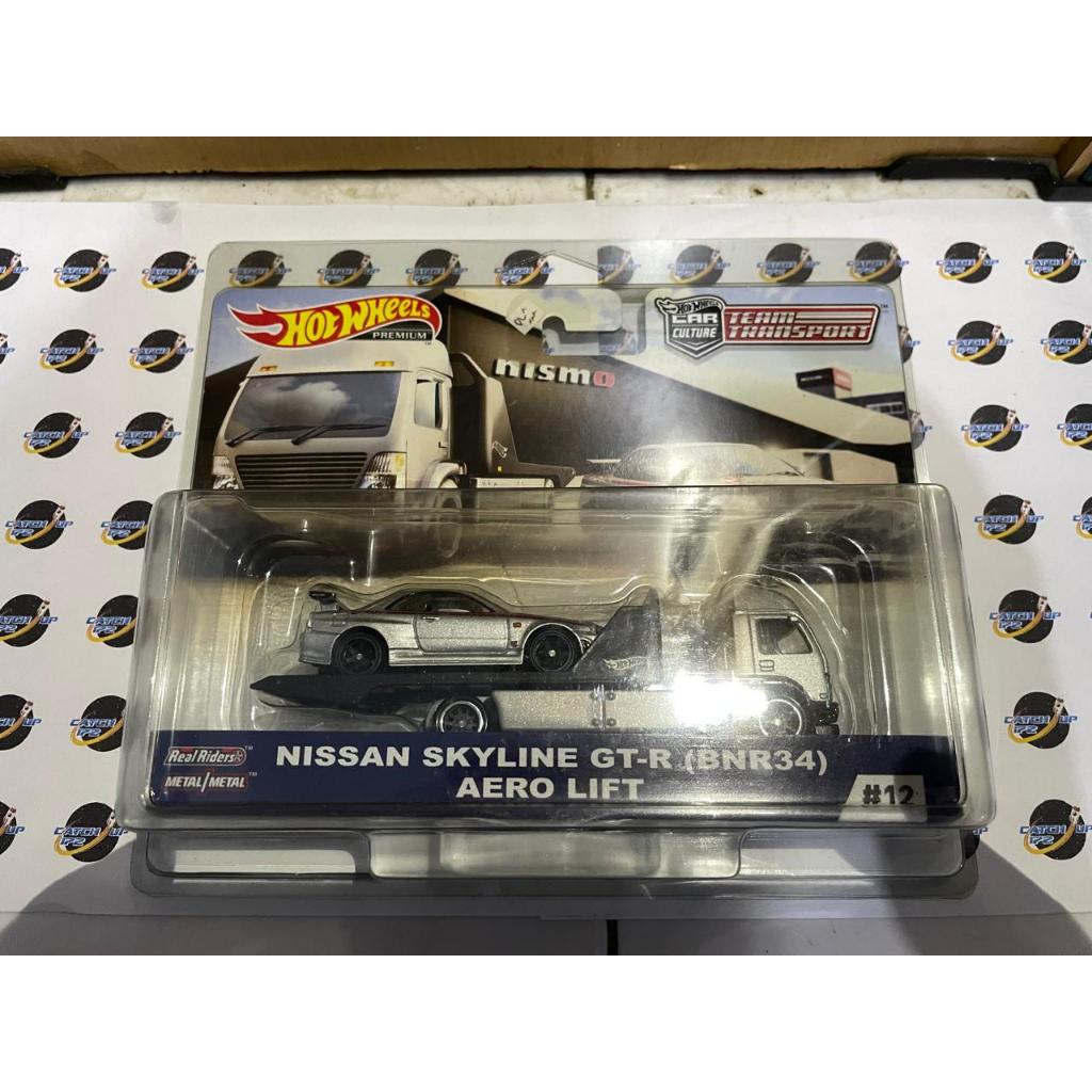 Hotwheels Team Transport Aero Lift NISSAN SKyline R34