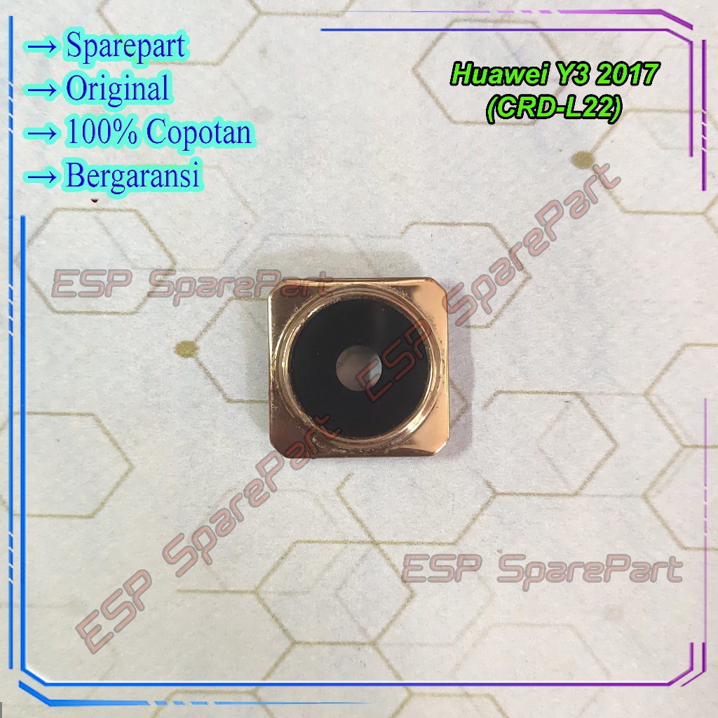 Ring Frame Huawei Y3 2017 - CRD-L22 Lensa Kamera Belakang Copotan