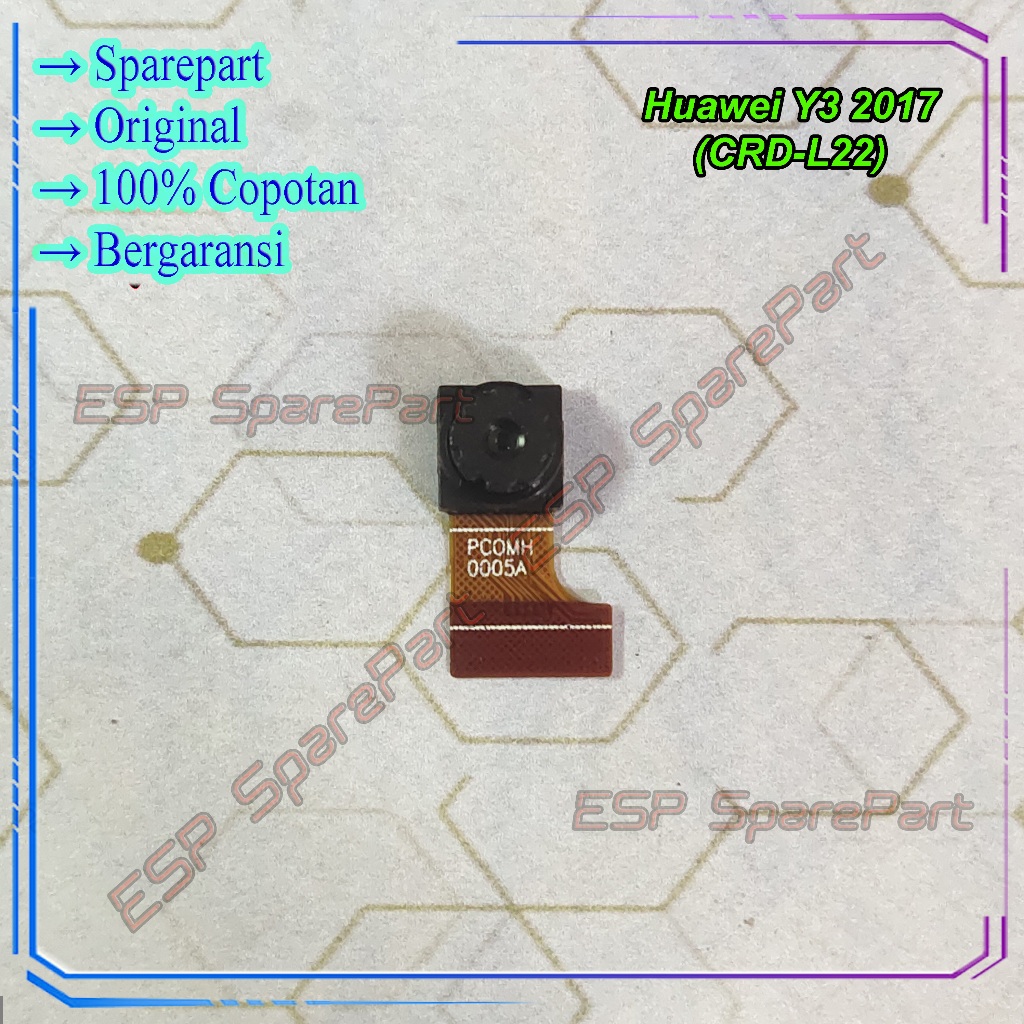 Kamera Huawei Y3 2017 - CRD-L22 Depan / Camera Small Copotan