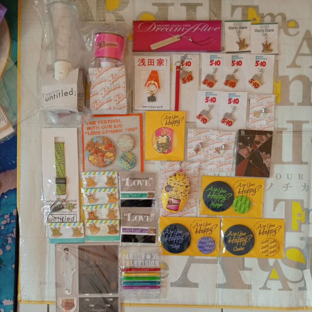 J-Pop ARASHI goodies merch official