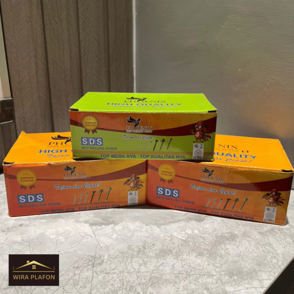 Baut Roofing / Baut Rangka Baja Ringan / Baut SDS ukuran 10x19 , 12x20 & 12x45