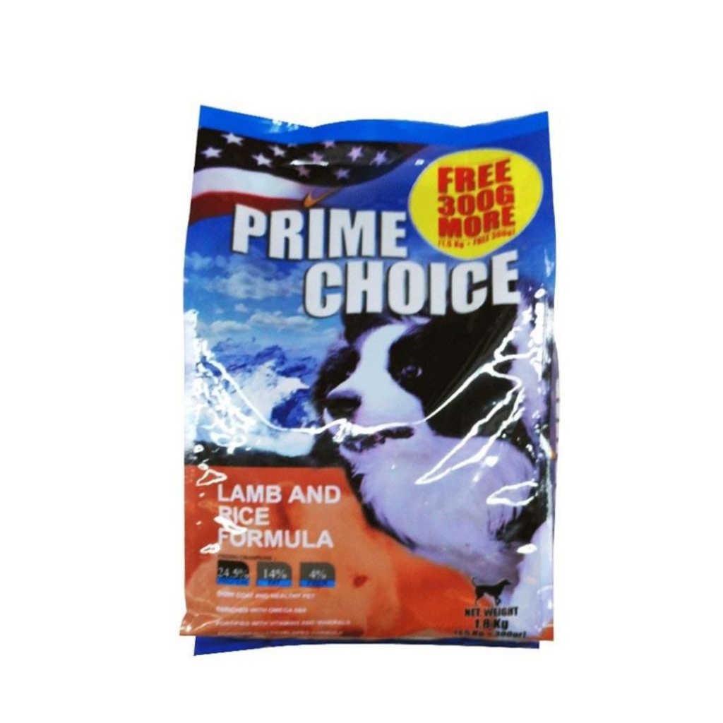 Promo Prime Choice Dog Food 1,8kg - Makanan Anjing Dewasa -Dry Food Dog