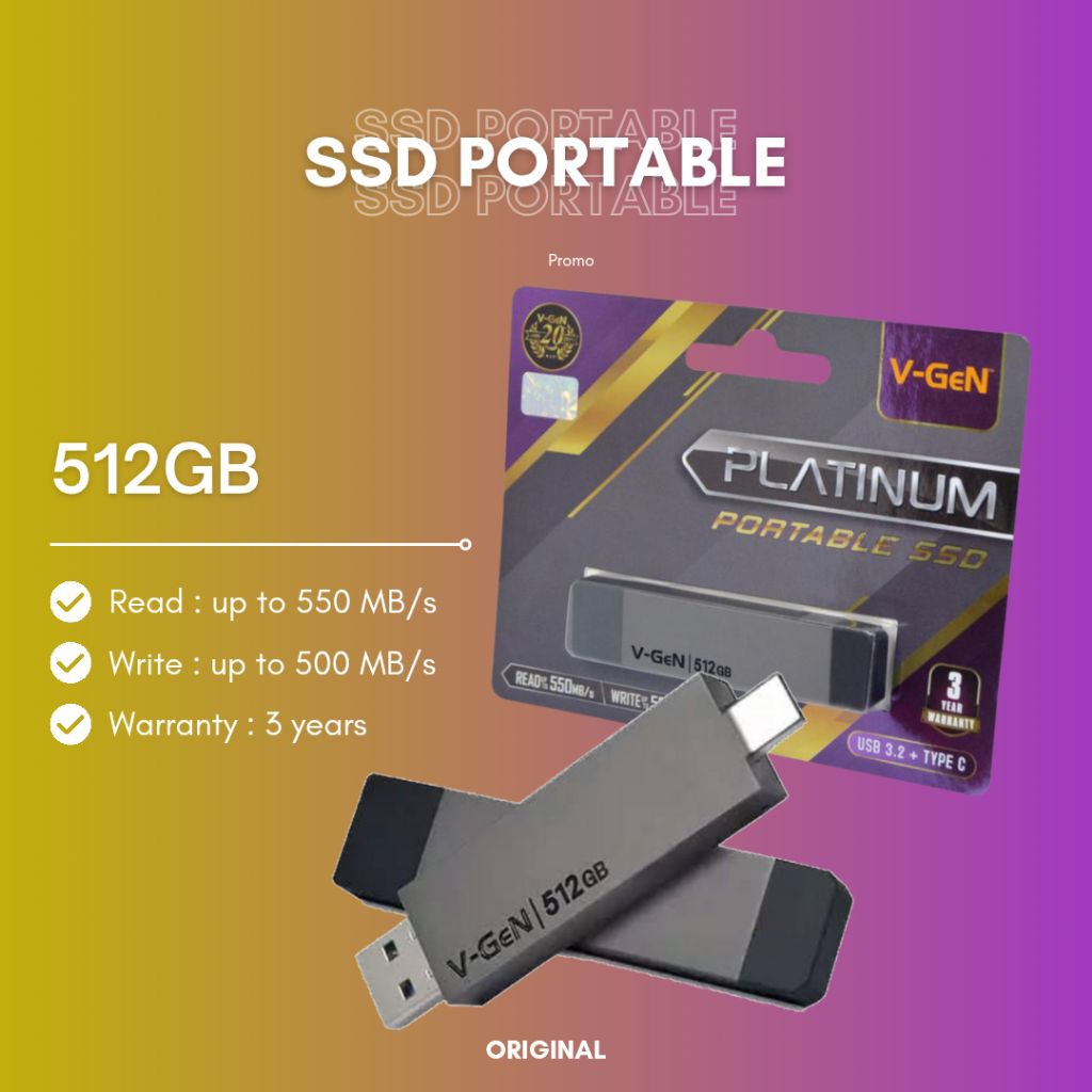 V-GeN SSD Portable 512GB VGEN