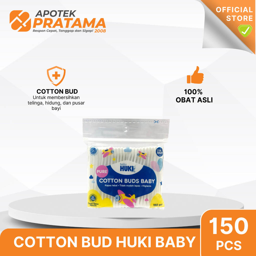 COTTON BUD HUKI EF 150’S / COTTON BUD HUKI BABY