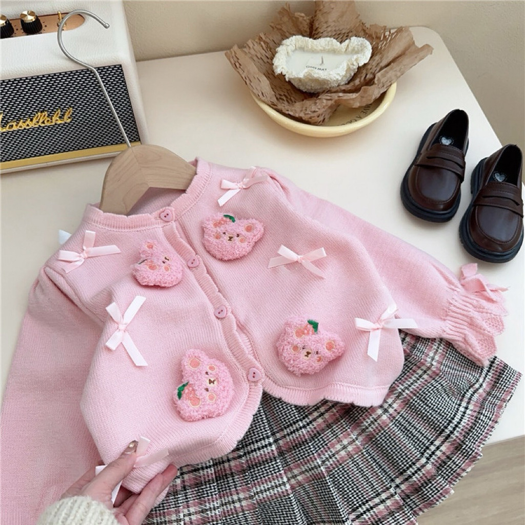 KEVANA - 3D BEAR Jaket anak perempuan jaket bayi untuk musim dingin