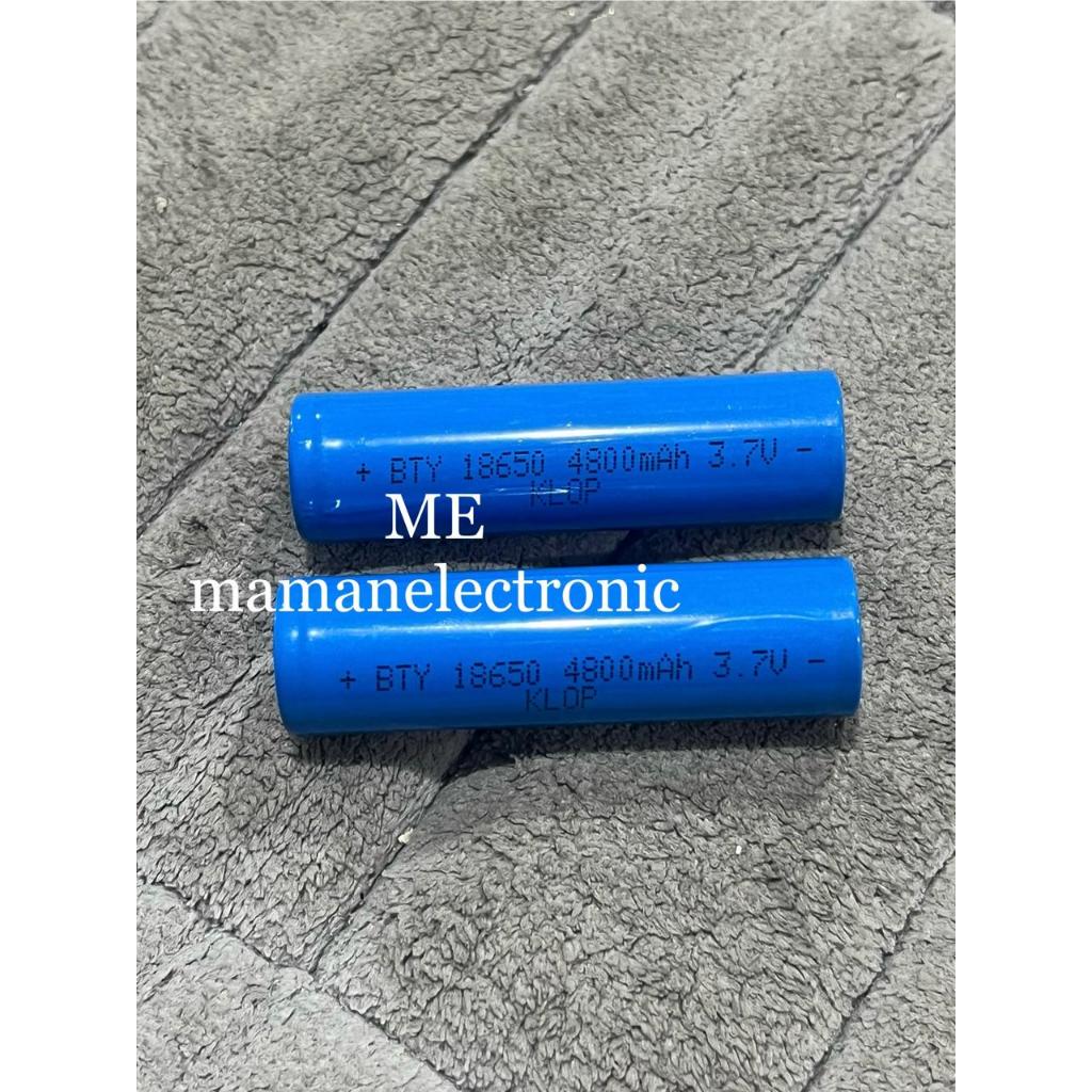 Rumahleha Baterai 18650 4800Mah Dc Klop 18650 Battery Aki Dc 4800Mah Baterai 18650 Original
