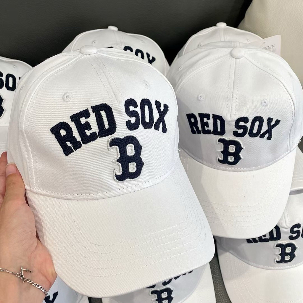 Topi baseball Red Sox White