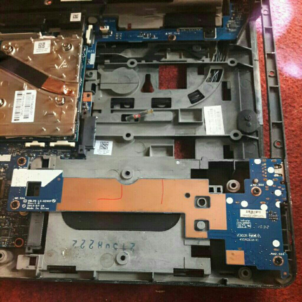 board papan usb memory card audio hp zbook 15 g2 original