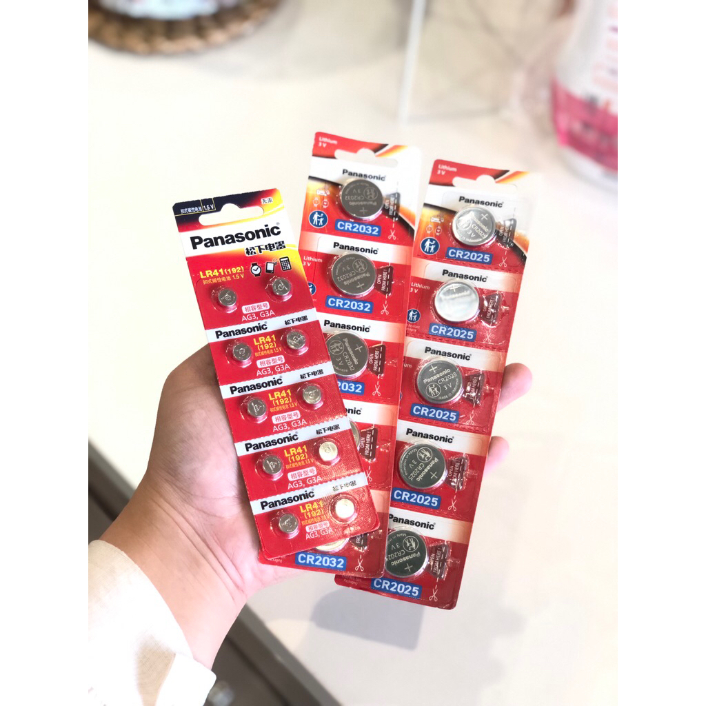 Panasonic Baterai Coin CR2032 , CR2025 & LR41 | Original