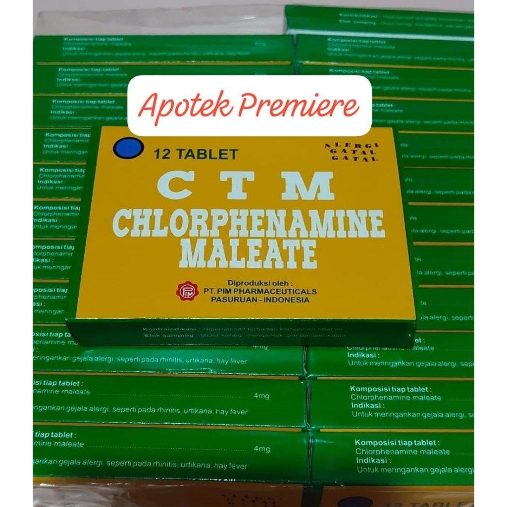 CTM 1 STRIP 12 TABLET