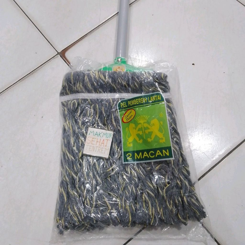 Pel Lantai 2 Macan Hijau pel sumbu cap DUA MACAN SKU141794 original