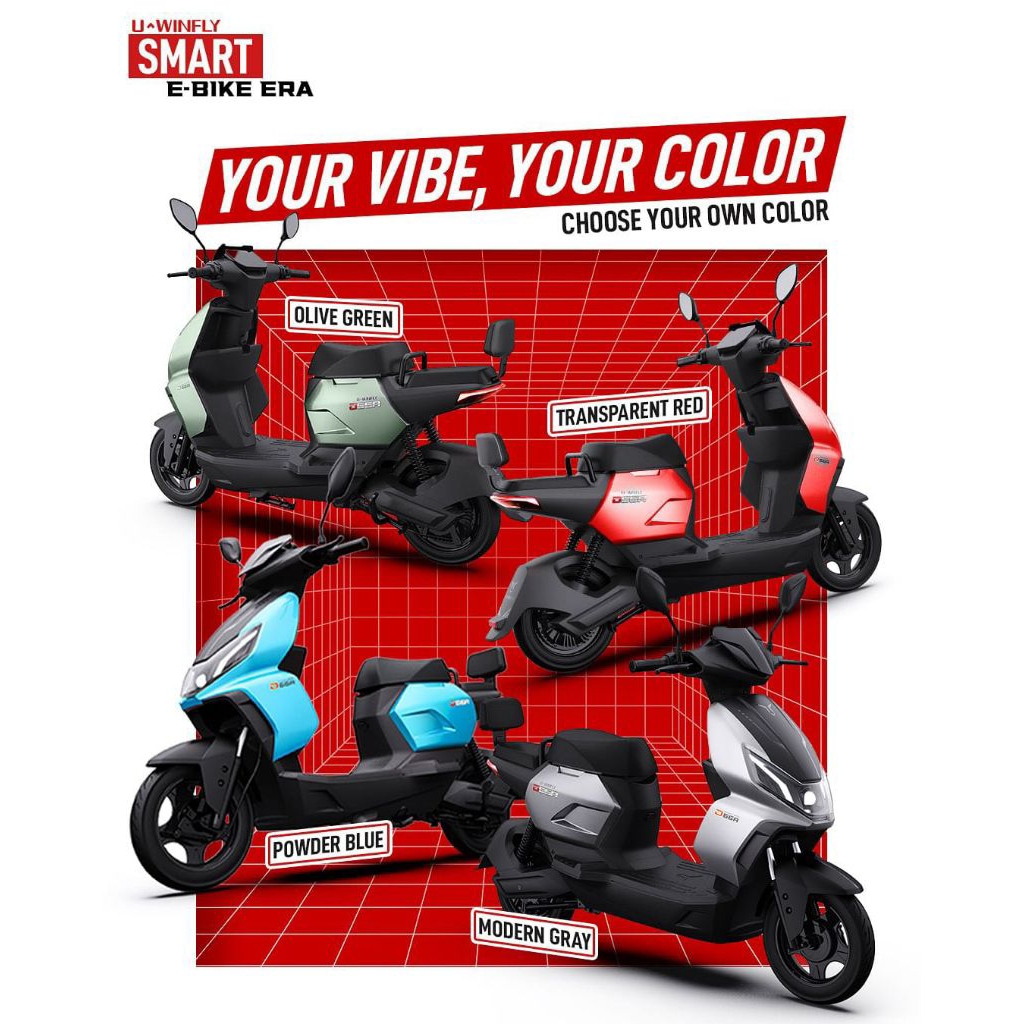 UWINFLY D66A SEPEDA LISTRIK GARANSI RESMI