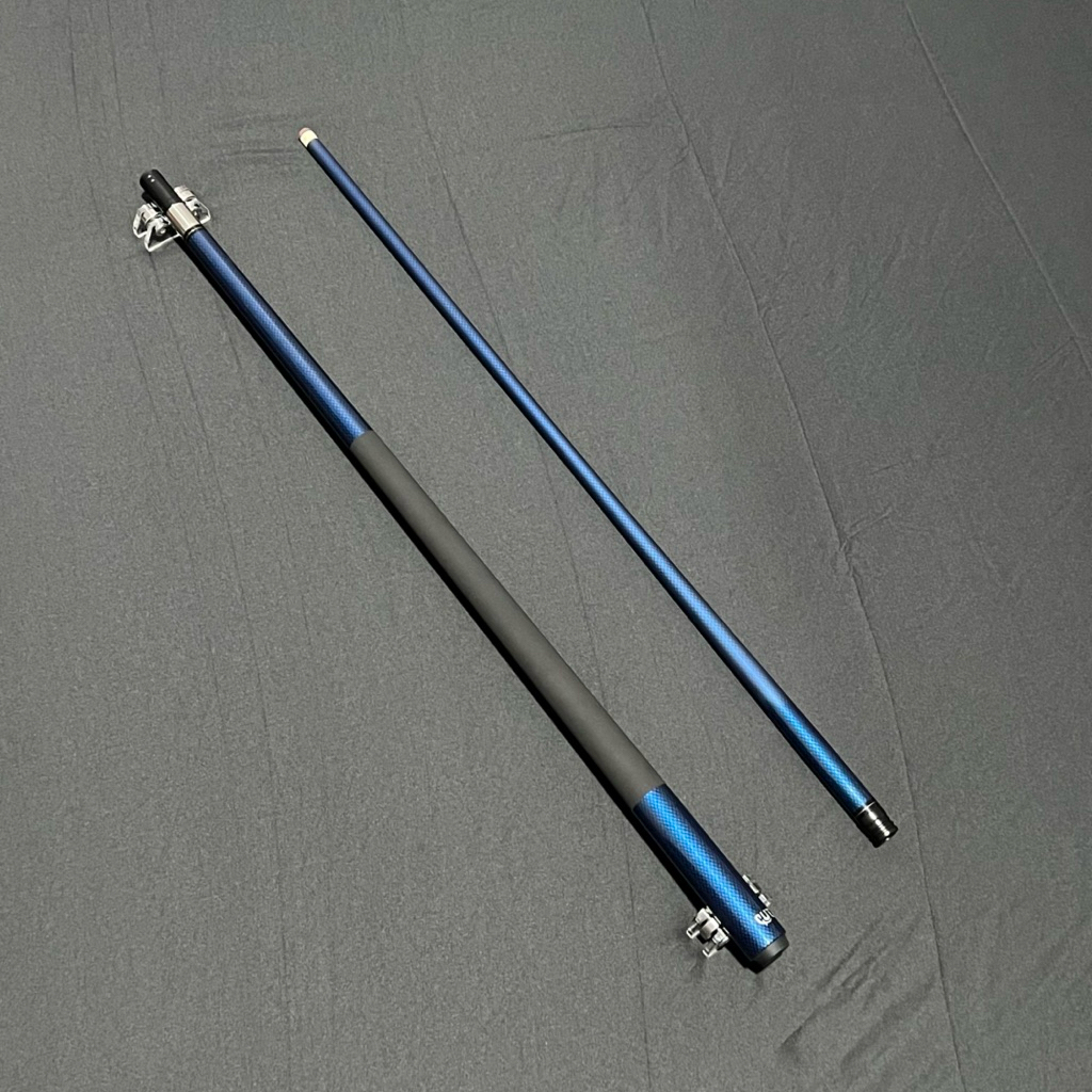 Stick Billiard CUE ELF ONYX Blue Play Cue Low Deflection Carbon Fiber Shaft / Stick Cue Elf ONYX