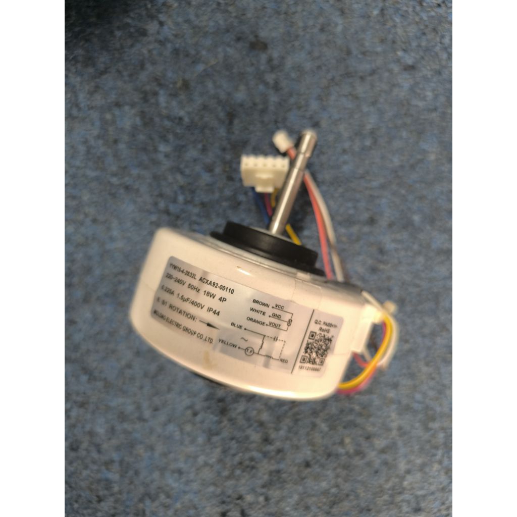 FAN MOTOR BLOWER INDOOR AC PANASONIC YYW18-4 18W NEW