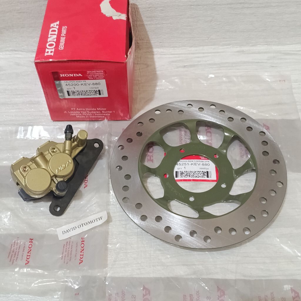 Kaliper depan+piringan cakram Honda Supra x lama supra fit new supra fit lama Fit x fit s(KEV)