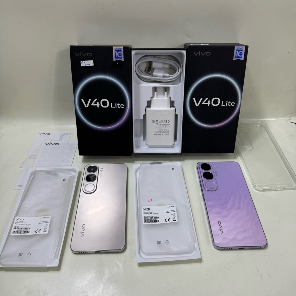 Vivo V40 Lite 4G 8/128gb Fullset Second Garansi Resmi