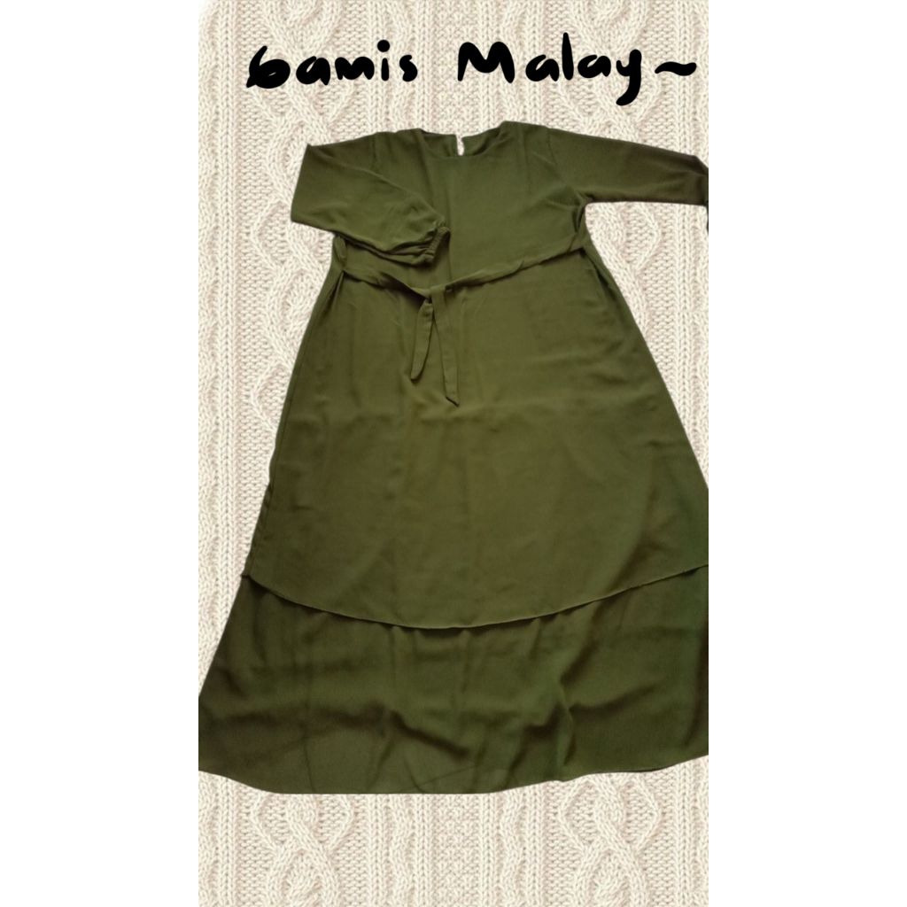 Preloved Gamis malaysia ceruty