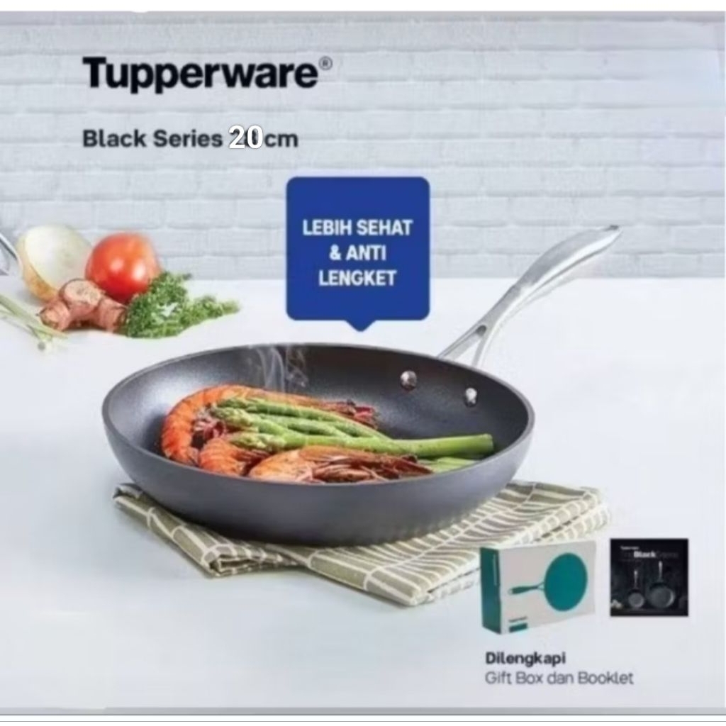 Tupperware ORI Produk Baru T Chef Black Series 20Cm