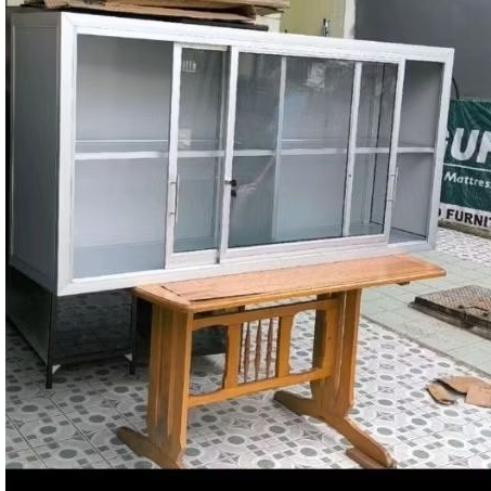 MCW furniture/LEMARI ARSIP GANTUNG ALUMINIUM TEBAL/BISA CUSTOM LEMARI FILE GANTUNG PINTU SLEDING ALU
