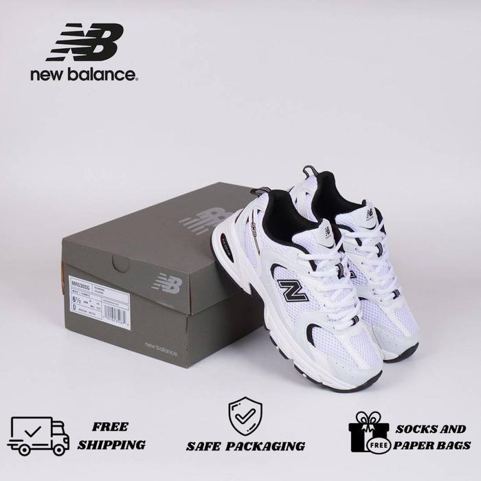 Sepatu New Balance 530 White Black