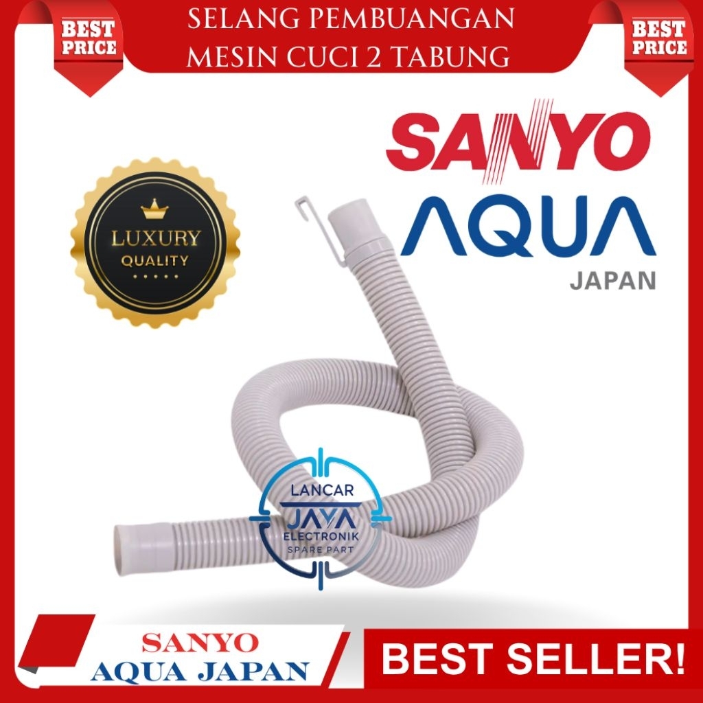 Selang Pembuangan Mesin Cuci Sanyo Aqua Japan 2 Tabung