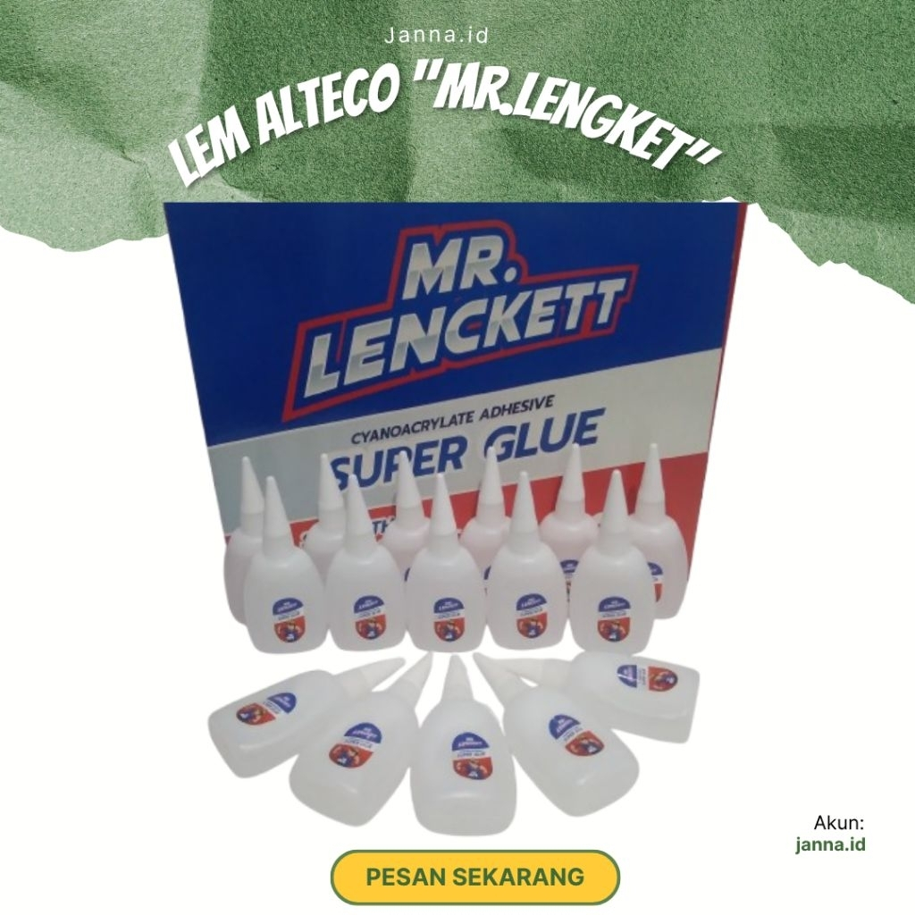 Lem Korea Power Glue-Lem Alteco Multifungsi Super Glue Besi Power Glue Isi Jumbo