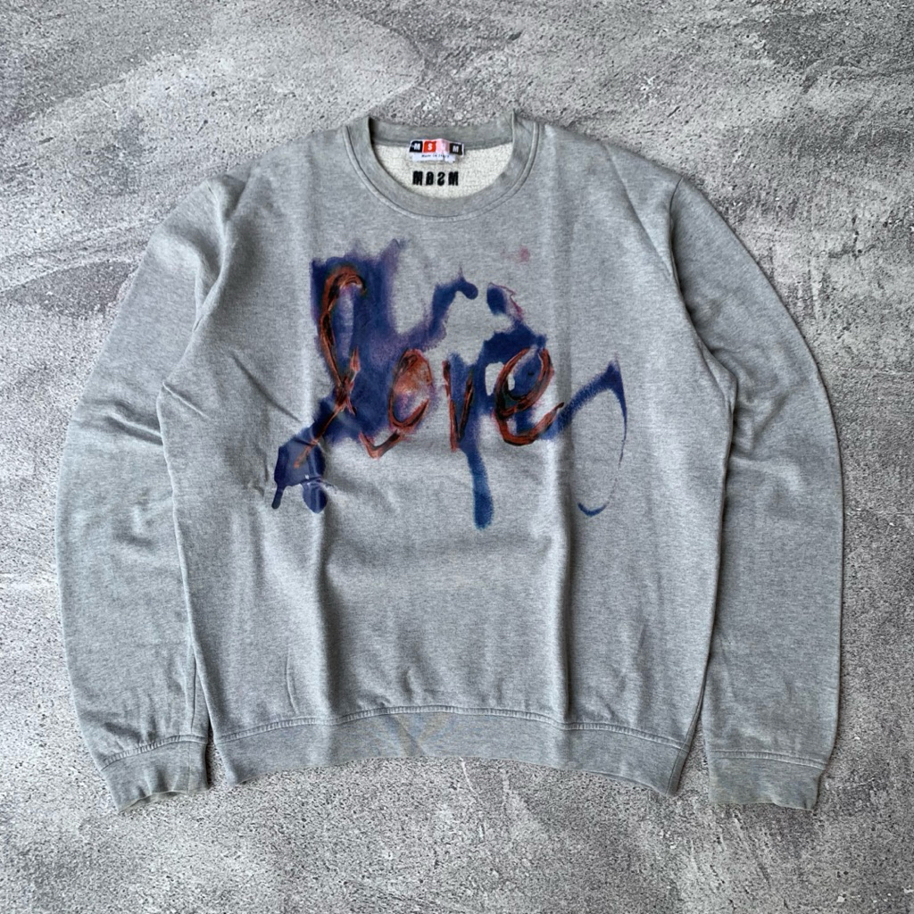 Crewneck MSGM Milano Love