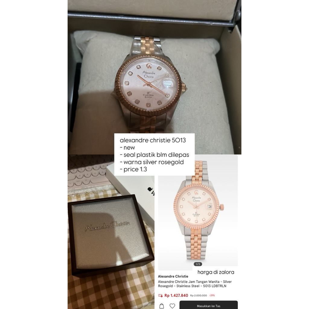 New Alexandre Christie 5013 Watch