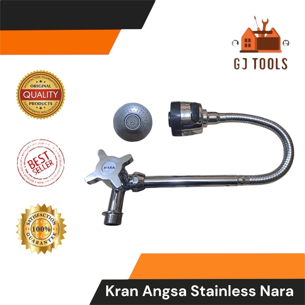 KRAN ANGSA FLEKSIBEL STAINLESS/KRAN CUCI PIRING STAINLESS/KERAN CUCI PIRING