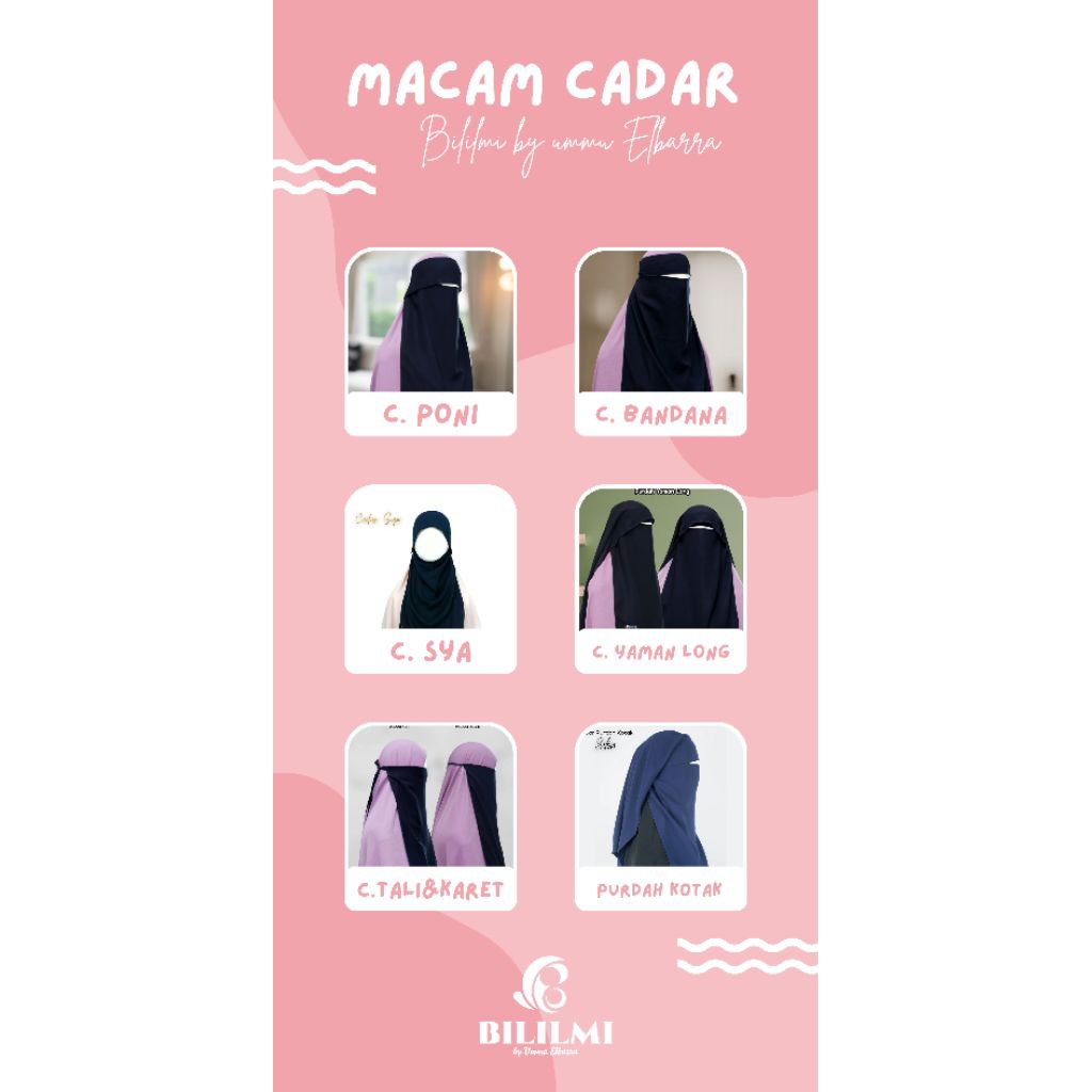 READY STOK CADAR SIFON Cadar taliCadar karet
Cadar bandana
Cadar poni
Cadar sya
Purdah kotak
purdah 