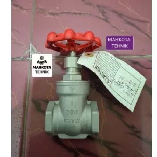 REKOMENDASI gate valve kitz SS304 1"inch