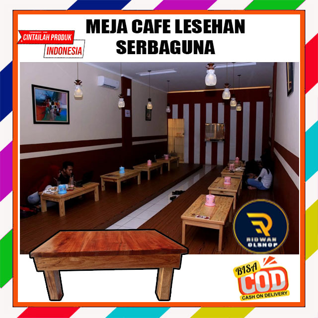 Meja cafe lesehan serbaguna