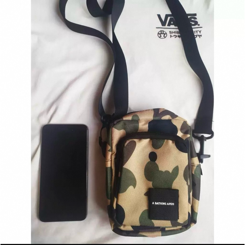 Best Deals Tas Selempang Mini Bape Camouflage Unisex Sling Bag Pria Wanita Gaya Streetweare