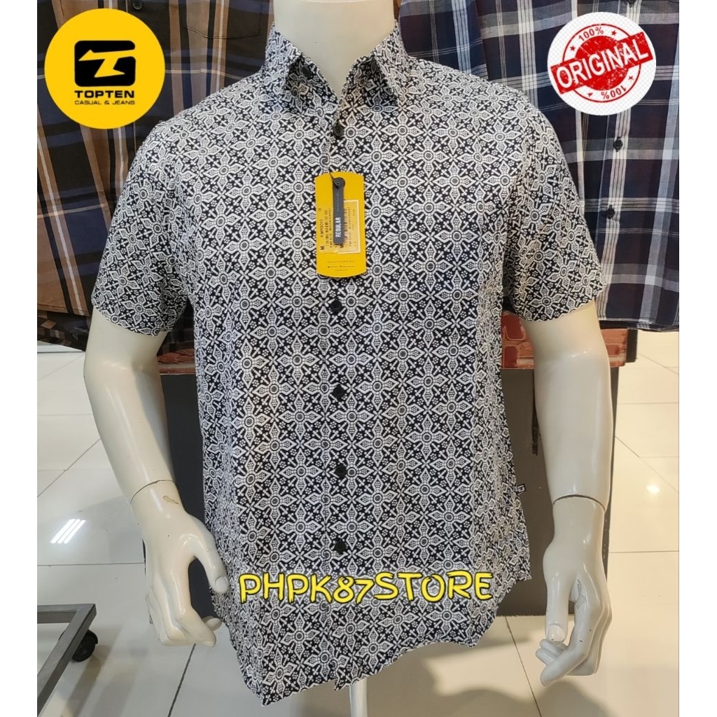 TOPTEN KEMEJA PENDEK PRIA PRINTING