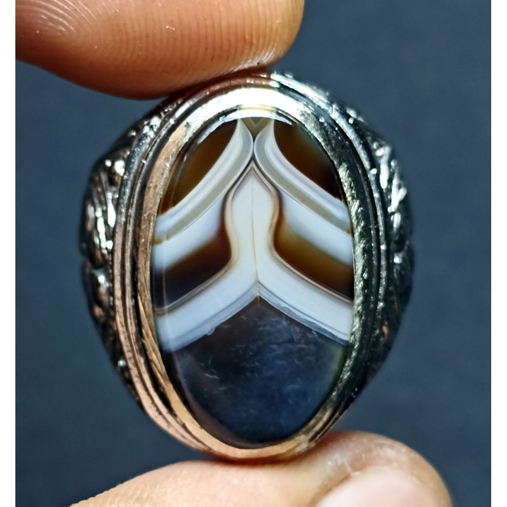 CINCIN BATU AKIK YAMAN MOTIF