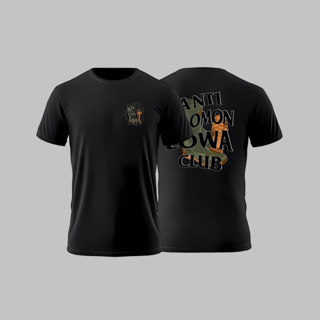 Kaos Atasan Pria/Laki-laki Dewasa ANTI SALOMON LOWA CLUB Lengan Pendek