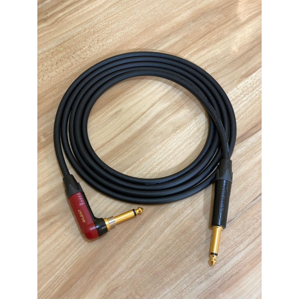 Mogami gold Kabel gitar dan kabel instrument silent plug - kabel gitar 5 meter mogami original Japan