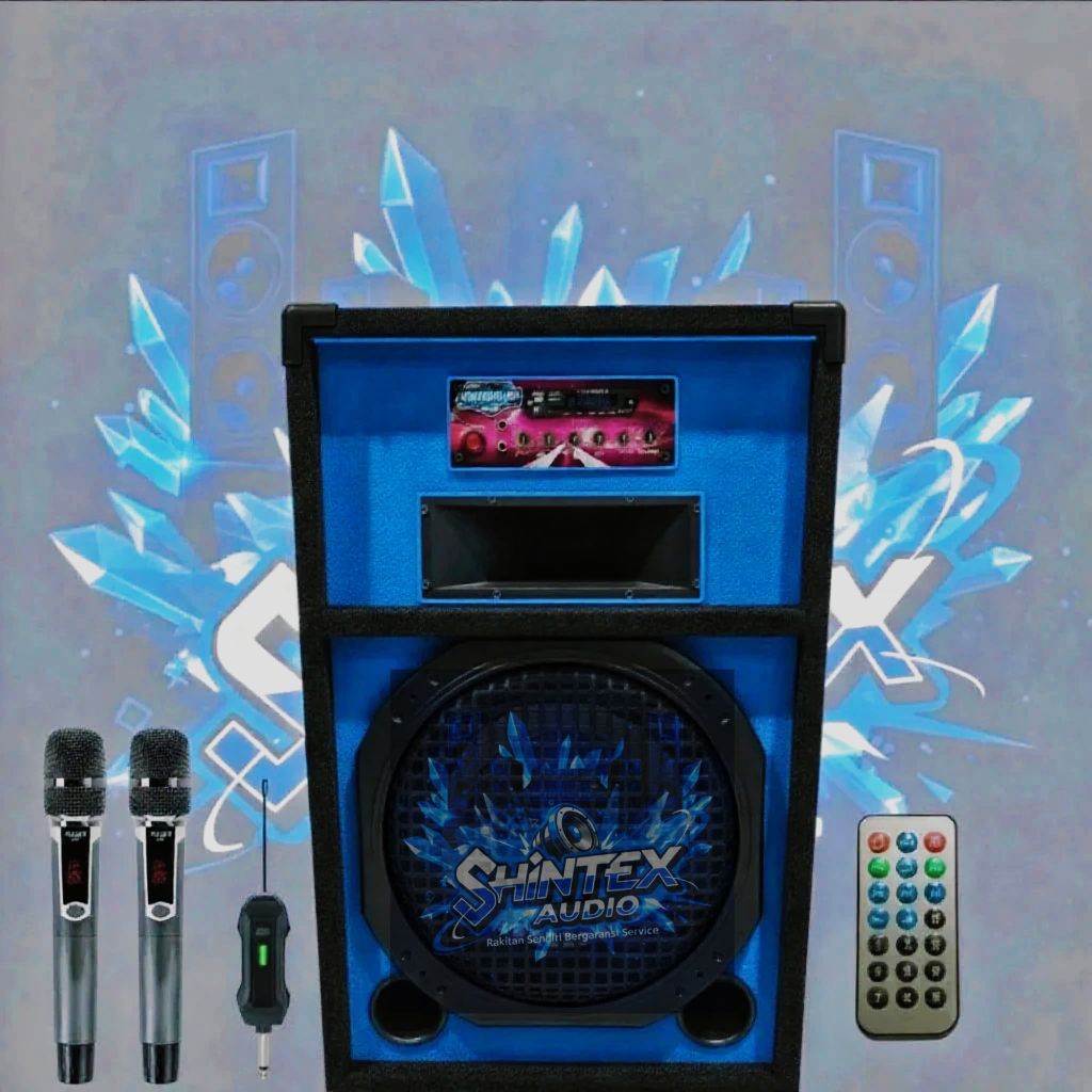 sound system speaker aktif rakitan full bass 15 inch single speaker aktif subwoofer 15 inch single