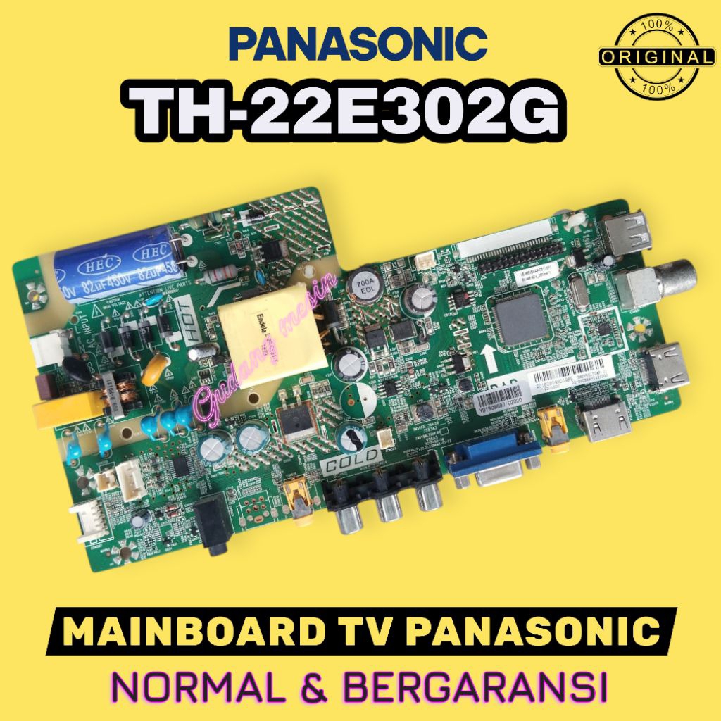 MB TV PANASONIC TH-22E302G / MAINBOARD TV PANASONIC TH-22E302G / MESIN TV PANASONIC TH-22E302G / MOD