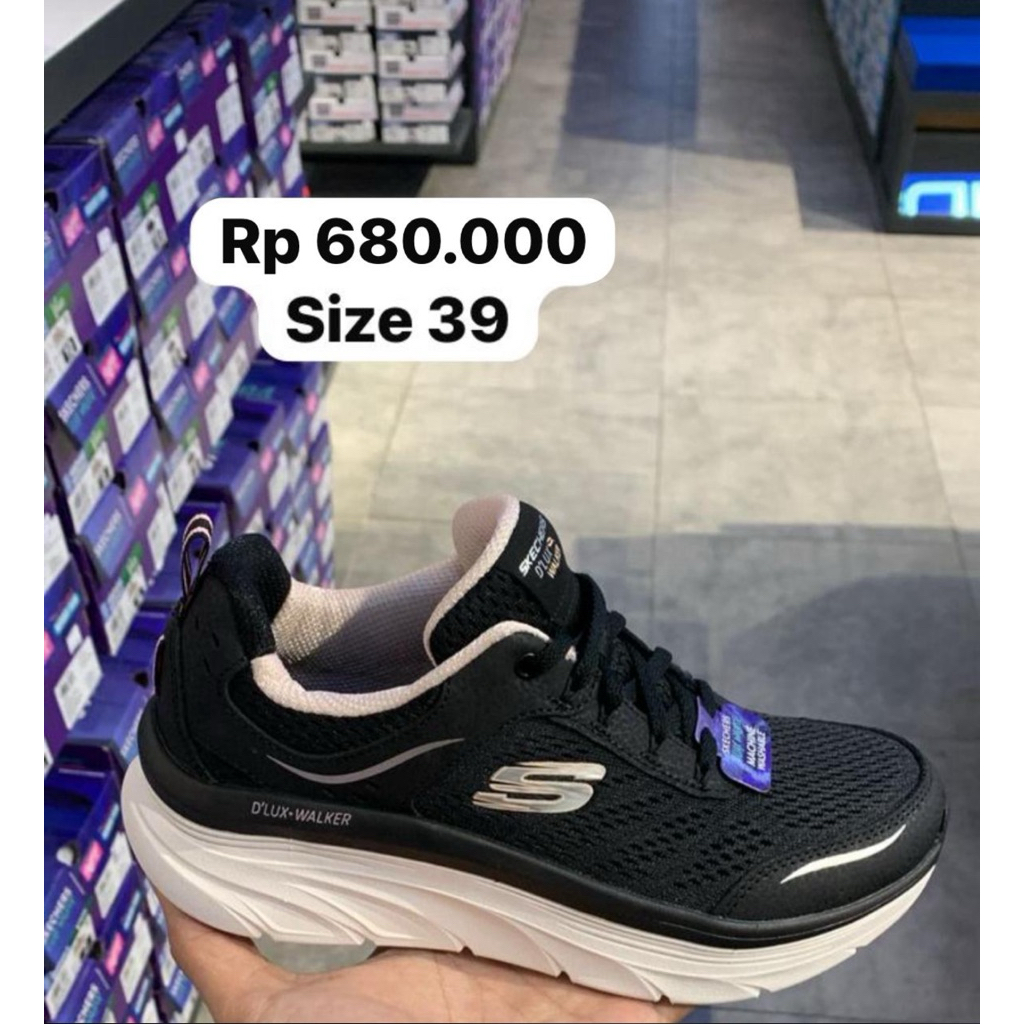 sale 70% SKECHERS BLACK - size 39
